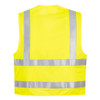 Portwest Hi-Vis FR Vest - FR75 Yellow Rear
