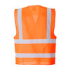 Portwest Hi-Vis FR Vest - FR75 Orange Rear