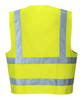 Portwest Hi-Vis Two Band & Brace Vest - C470 Yellow Rear