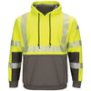 Bulwark Hi-Visibility Color-Blocked Pullover Hooded Fleece Sweatshirt - SMB4HG