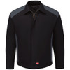 Red Kap Men's Performance Crew Jacket - JY20 Black / Charcoal