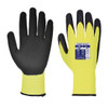 Portwest Vis-Tex Cut Resistant Glove - PU - A625 Yellow/Black