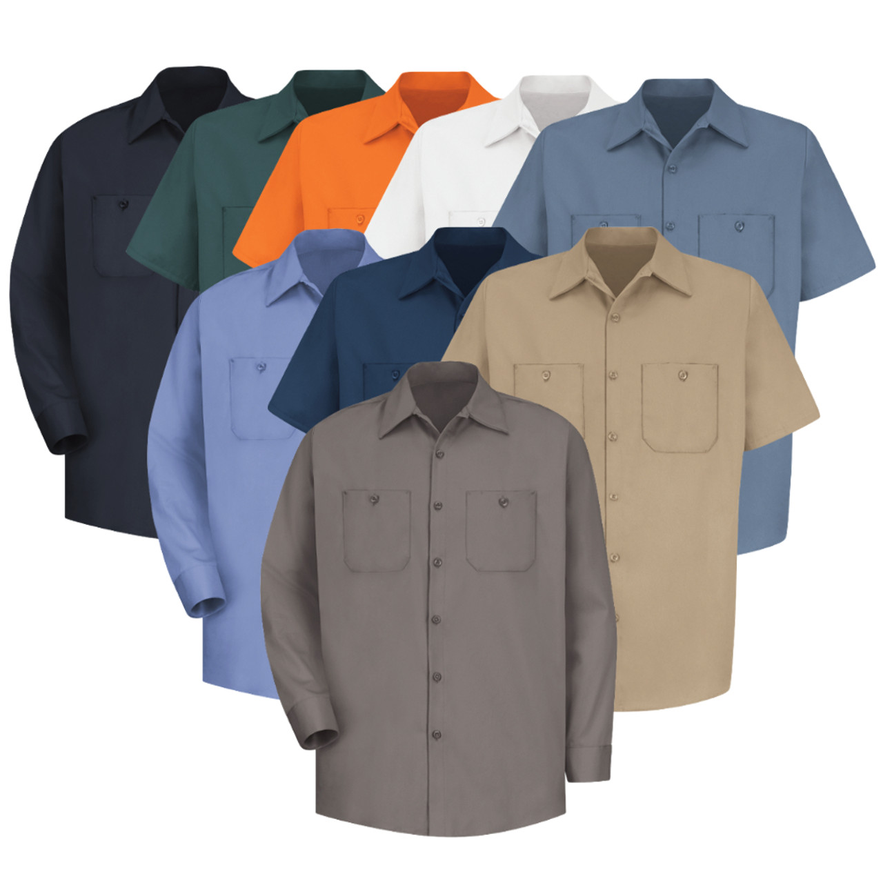 Red Kap Work Shirt Size Chart