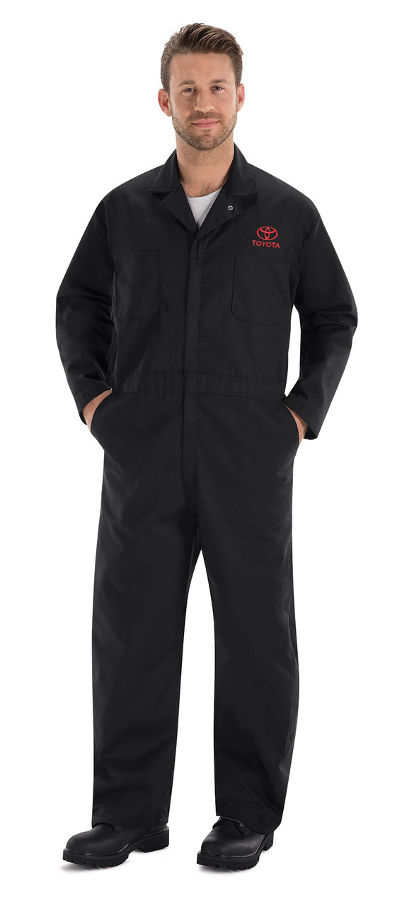 Toyota Twill Action-Back Coverall - 5569BK