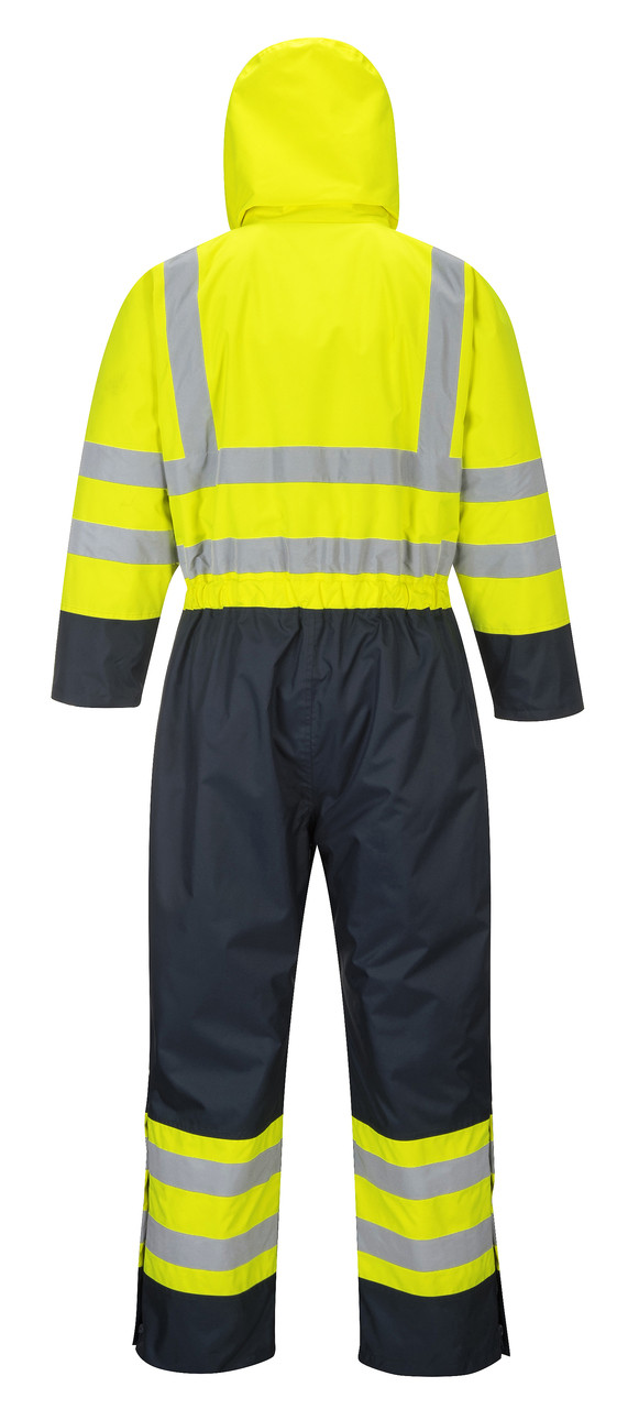 Portwest Hi-Vis Contrast Coverall S485 | Insulated & High
