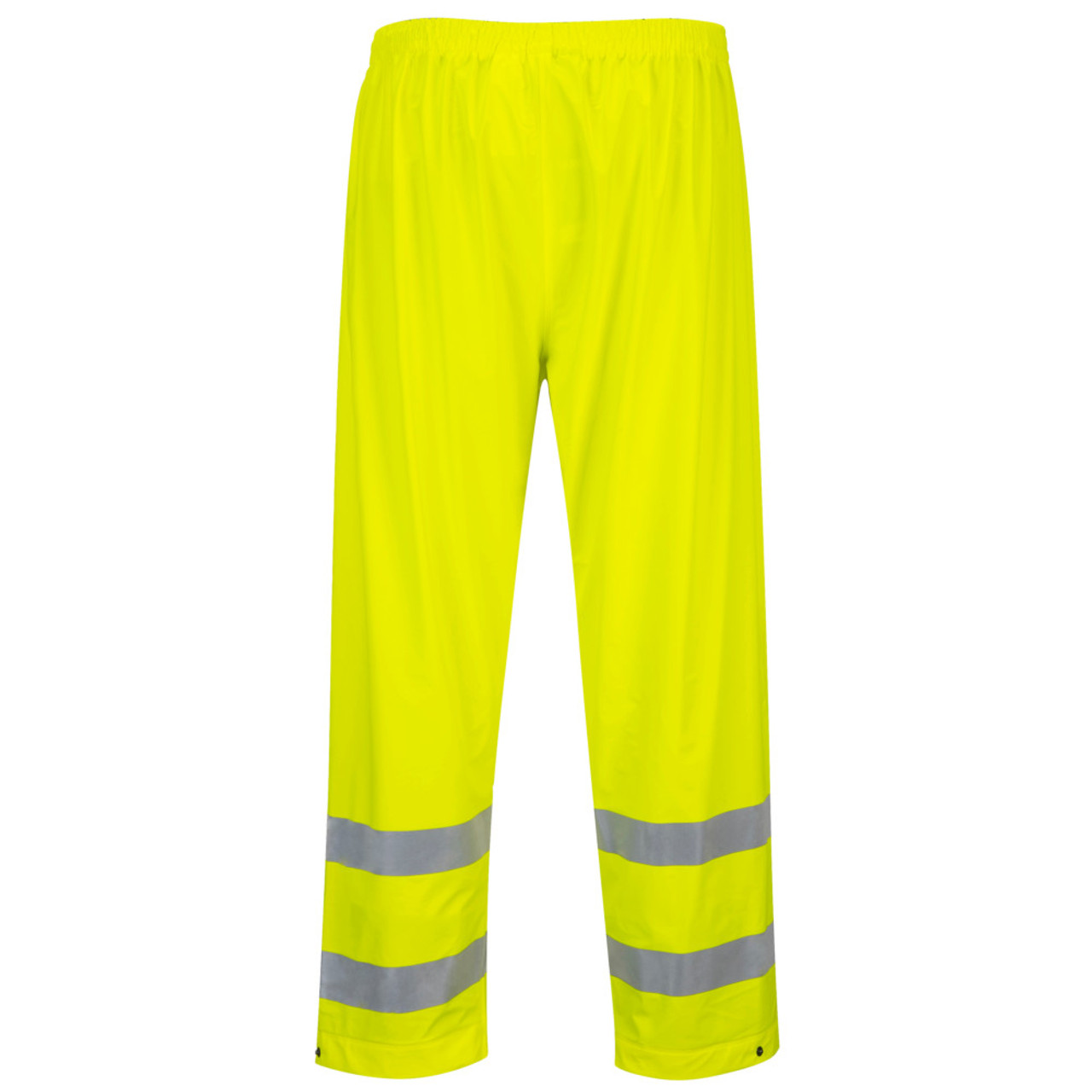 Mens Neon High Visibility Pants,Road Traffic Work Safety Apparel Reflective  Drawstring Lightweight Trousers,Unisex Windproof Durable Relaxed Fit  Elastic Waist Work Pants(Black,S) at Amazon Men's Clothing store