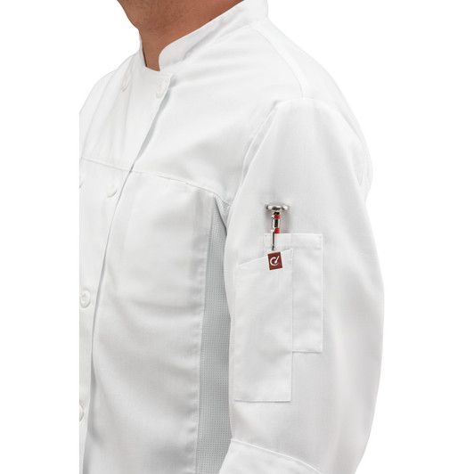 Chef Designs Men's Deluxe Airflow Chef Coat - 054M