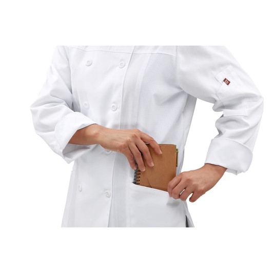Chef Designs Women's Deluxe Airflow Chef Coat - 053W
