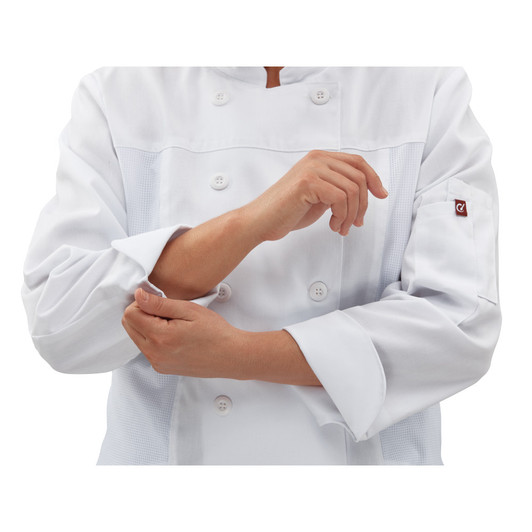 Chef Designs Women's Deluxe Airflow Chef Coat - 053W