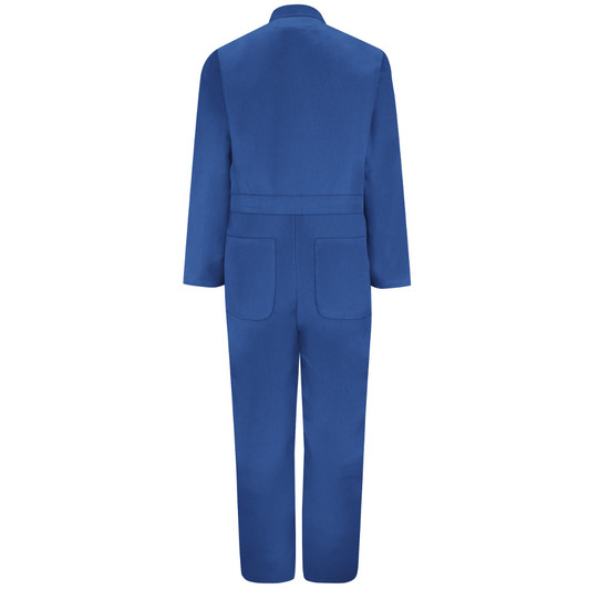 Red Kap Men's Twill Action Back Coverall - CT10 Electric Blue Back View Red Kap Men's Twill Action Back Coverall - CT10 Electric Blue Back View