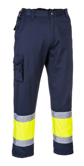 Portwest Hi-Vis Two-Tone Pants - E049 Portwest Hi-Vis Two-Tone Pants - E049