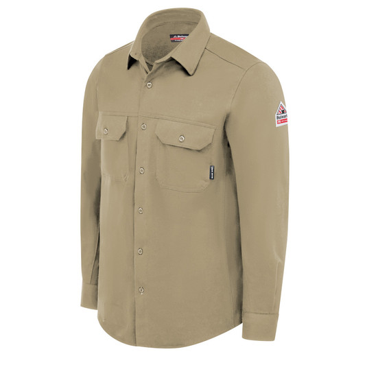 Bulwark FR Men's Flex Knit Button Down Work Shirt - STG4KH