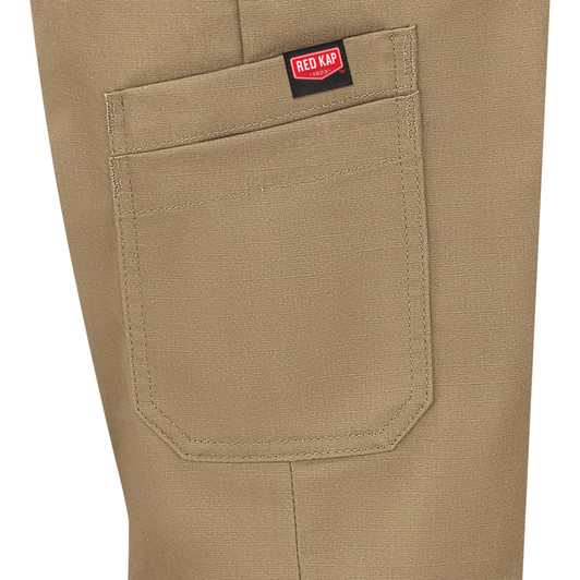 NWT Red Kap Pants Womens Size 14 X 34U Beige Khaki Work Pants 100% Cotton