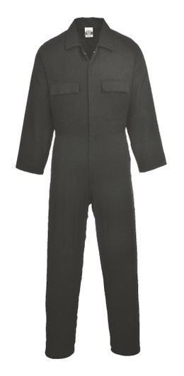Portwest Work Cotton Coverall - S998 Black Portwest Work Cotton Coverall - S998 Black