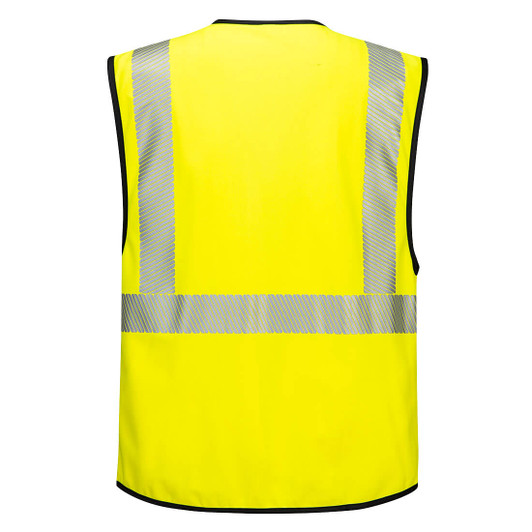 Portwest PW3 Hi-Vis Executive Vest - PW309 Yellow Back Portwest PW3 Hi-Vis Executive Vest - PW309 Yellow Back