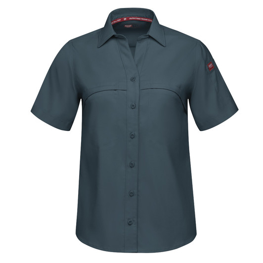 Red kap short sleeve work shirts cheap