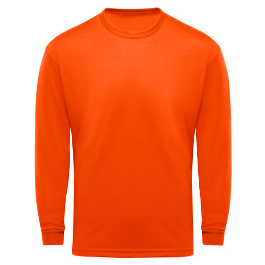 Red Kap Long-Sleeve Performance Core Tee - SK4LOR - Orange