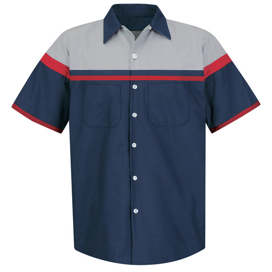Red Kap Men's Short Sleeve Technician Shirt - SP24AC