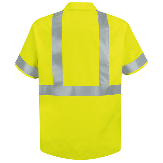 Hi-Visibility Polyester Work Shirt-Type R, Class 2 - SS24 Back