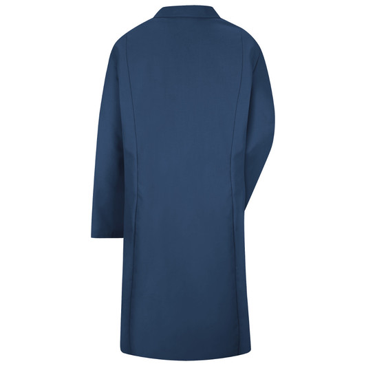 Women's Red Kap Button Front Lab Coat KP13 Back View