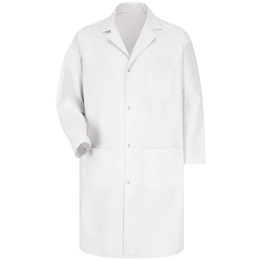 Red Kap Men's 4 Gripper Lab Coat - 5080