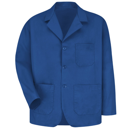Red Kap Men's Lapel Counter Coat - KP10 Royal Blue