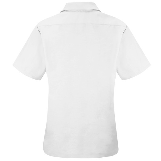 Red Kap Women's Specialized Pocketless Work Shirt - SP25WH Back