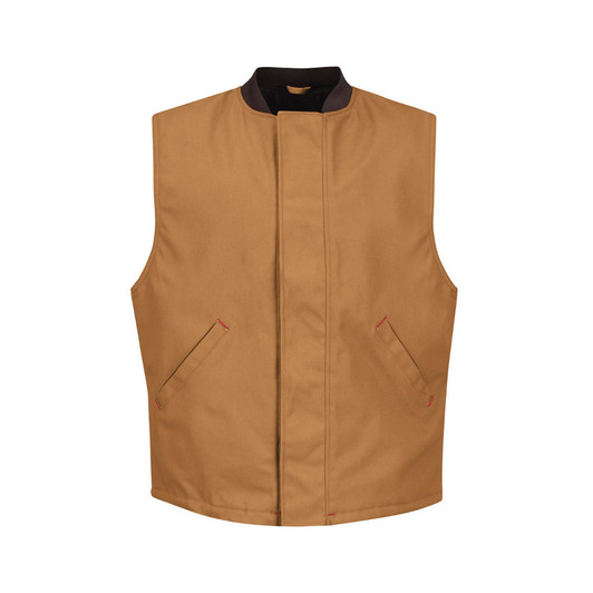 Red Kap Blended Duck Insulated Vest Brown Duck VD22BD