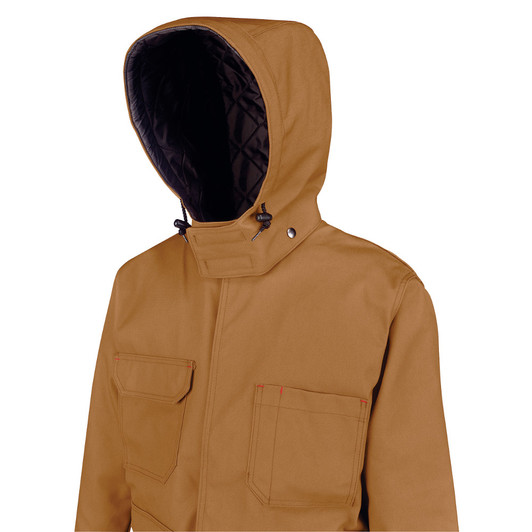 Red Kap Blended Duck Snap-On Hood on jacket Red Kap Blended Duck Snap-On Hood on jacket