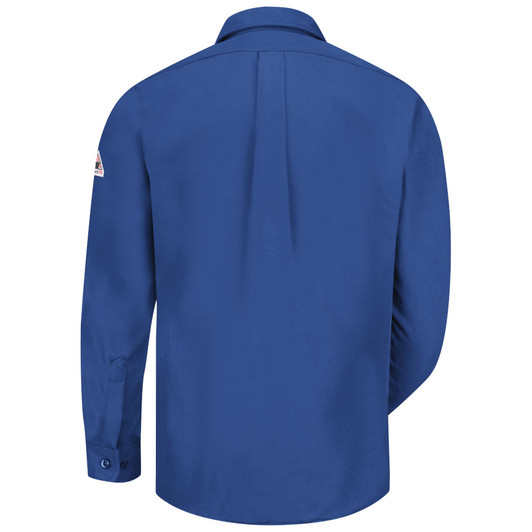 Bulwark FR Flame Resistant Uniform Shirt - Nomex IIIA - SND6RB Royal Blue Back View