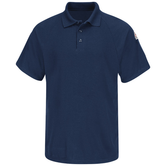 Bulwark FR Classic Lightweight FR Short Sleeve Polo - SMP8NV