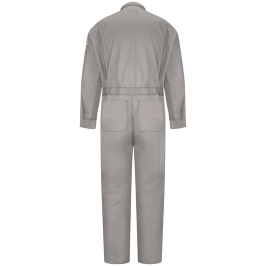 Bulwark Flame Resistant Deluxe Coverall - Excel FR® ComforTouch - CLD4GY Back View