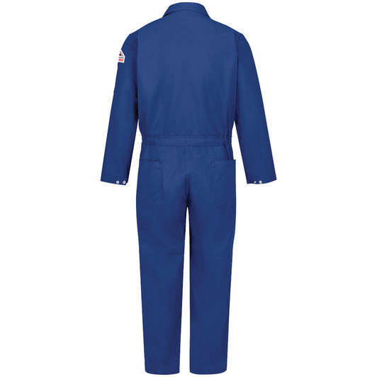 Bulwark FR Men's Midweight Excel FR Deluxe Coverall - CED2RB Back View