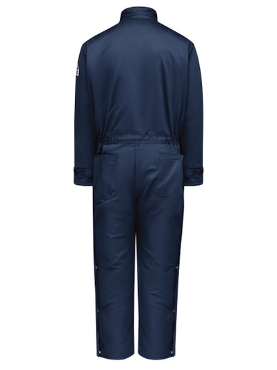 Bulwark Flame Resistant Premium Insulated Coverall - Excel FR ComforTouch - CLC8NV Back View