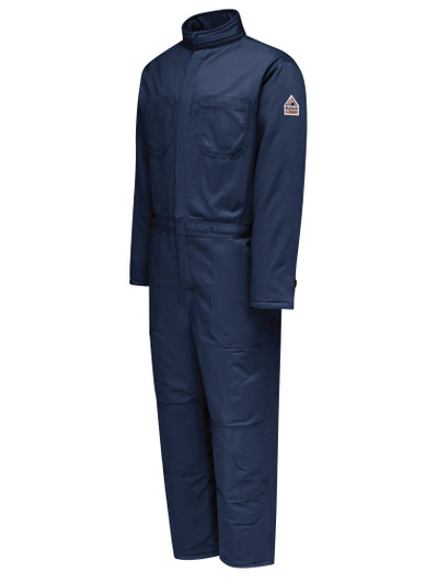 Bulwark FR Men's Lightweight Excel FR Comfortouch Premium Insulated Coverall with Leg Tabs - CLC8
