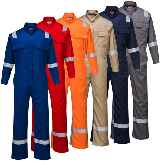 Portwest Bizflame 88/12 Iona FR Coverall - FR94 Navy Khaki Gray Orange Red Royal Portwest Bizflame 88/12 Iona FR Coverall - FR94 Navy Khaki Gray Orange Red Royal