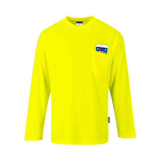 Portwest S478 Hi Vis Camiseta Amarillo Tamaño X-Large