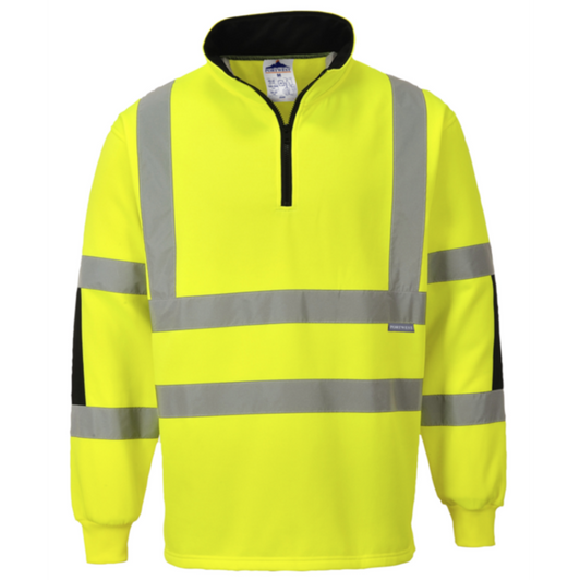 Medium Yellow Portwest UB303YERM Regular Fit Hi-Vis Sweatshirt Medium Yellow Portwest UB303YERM Regular Fit Hi-Vis Sweatshirt