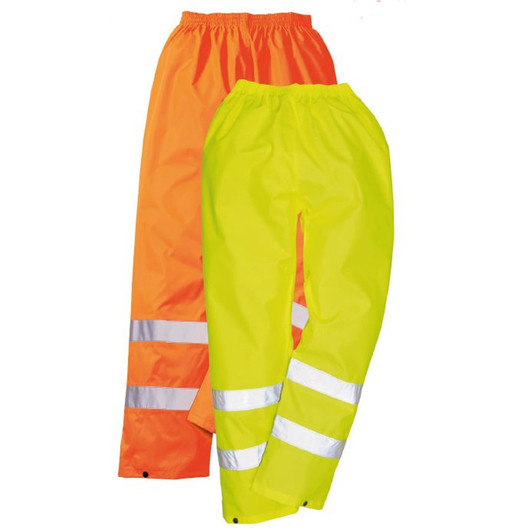 Portwest Hi Vis Rain Jacket & Trousers Set – Waterproof High Visibility Workwear (Orange/Yellow, XS-6XL)