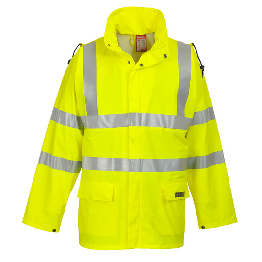 Portwest Sealtex Flame FR Hi-Vis Jacket - FR41 Yellow Portwest Sealtex Flame FR Hi-Vis Jacket - FR41 Yellow