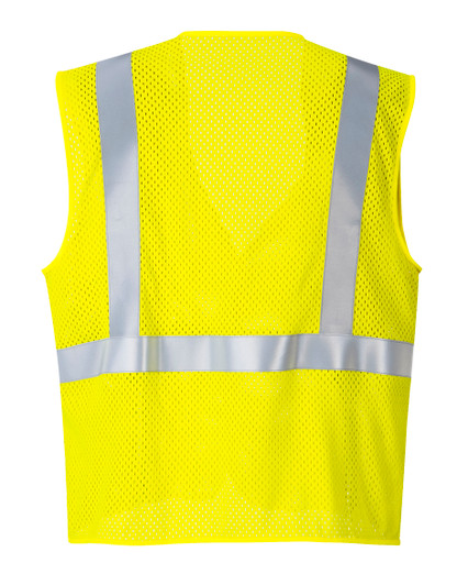 Portwest ARC Rated FR Mesh Vest - UMV21 Yellow Rear