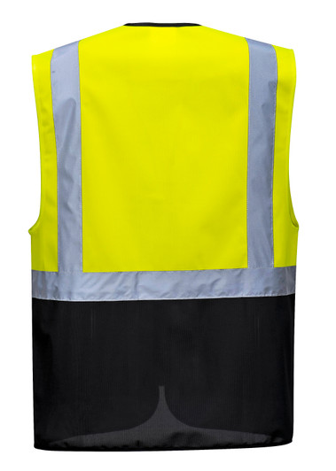 Portwest Warsaw Executive Vest - UC476 Rear Portwest Warsaw Executive Vest - UC476 Rear