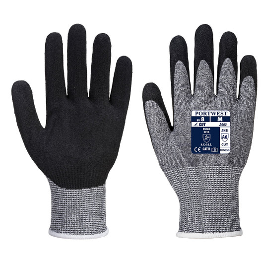 Portwest VHR Advanced Cut Glove - A665 Gray Portwest VHR Advanced Cut Glove - A665 Gray