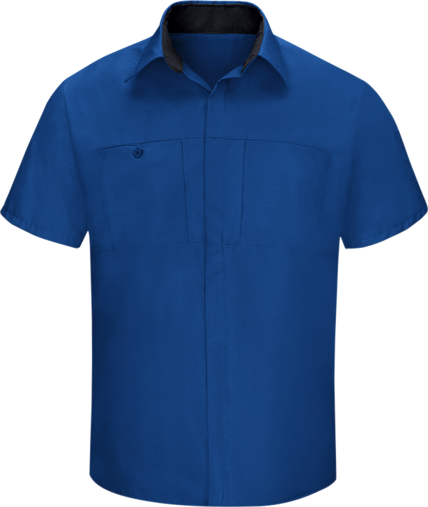 Red Kap Men's Short Sleeve Performance Plus Shop Shirt with