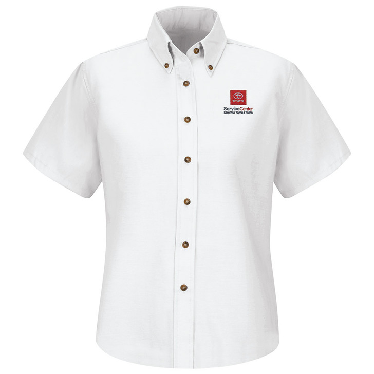 Toyota Service Center Women's Poplin Dress Shirt - 5534WH