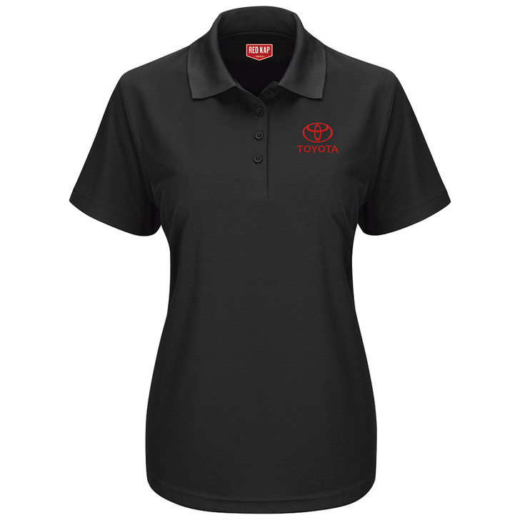 Toyota Women's Performance Knit Polo - 5525BK