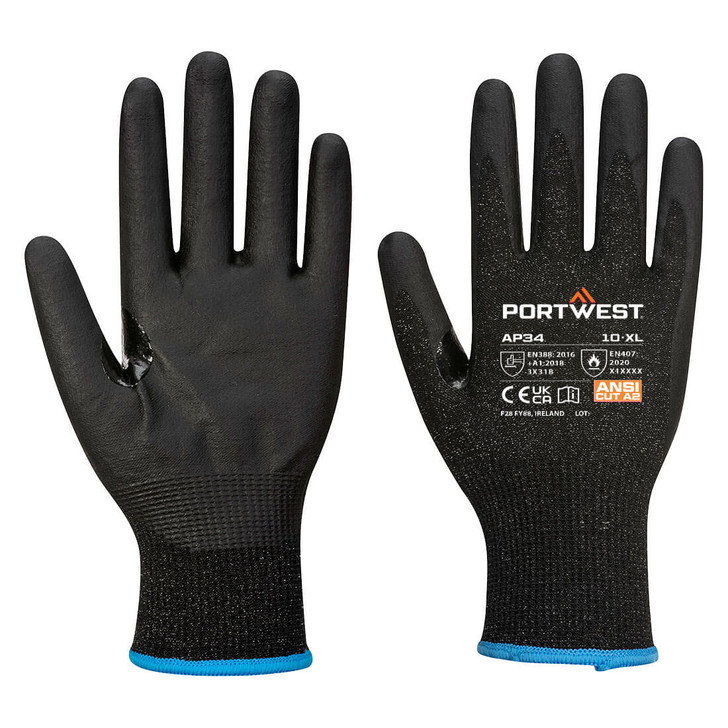 Portwest LR15 Nitrile Foam Touchscreen Glove (12 pack) - AP34