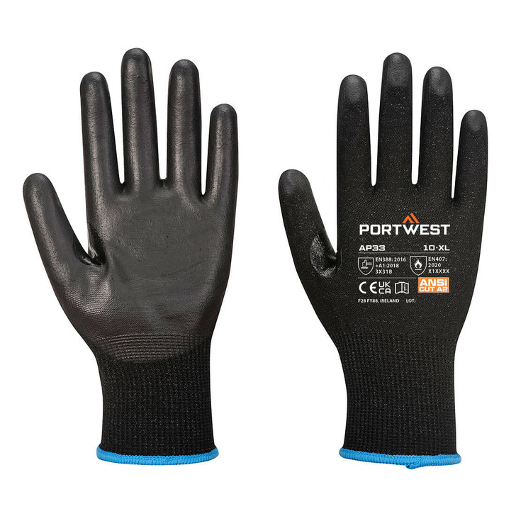 Portwest LR15 PU Touchscreen Glove (12 pack) - AP33