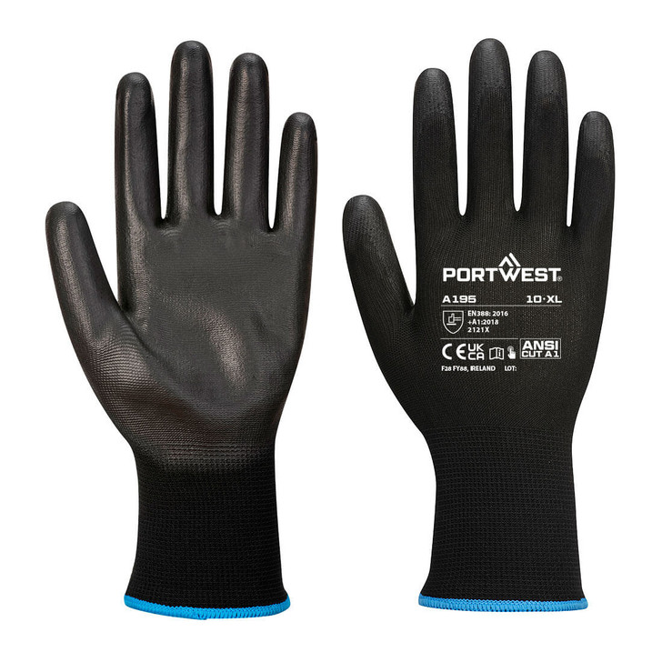 Portwest Touchscreen - PU Glove - A195K8R