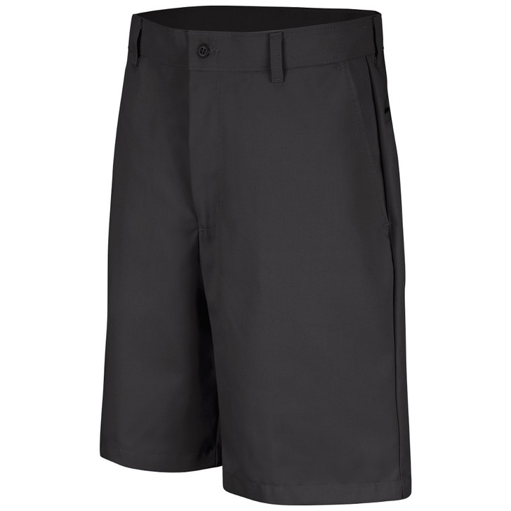 Red Kap Men's Plain Front Short - PT26BK Black